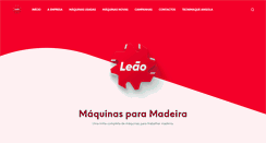 Desktop Screenshot of leaomaquinas.com